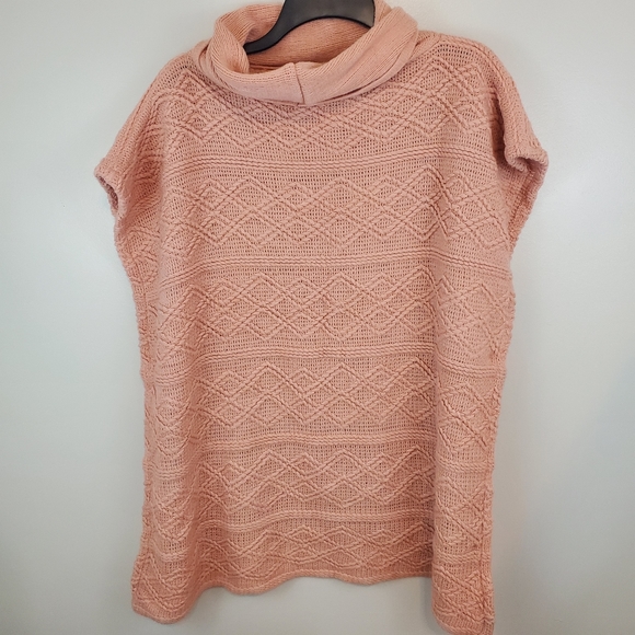 NWT Love Of Fashion Cowlneck Pink Sweater - Picture 2 of 4